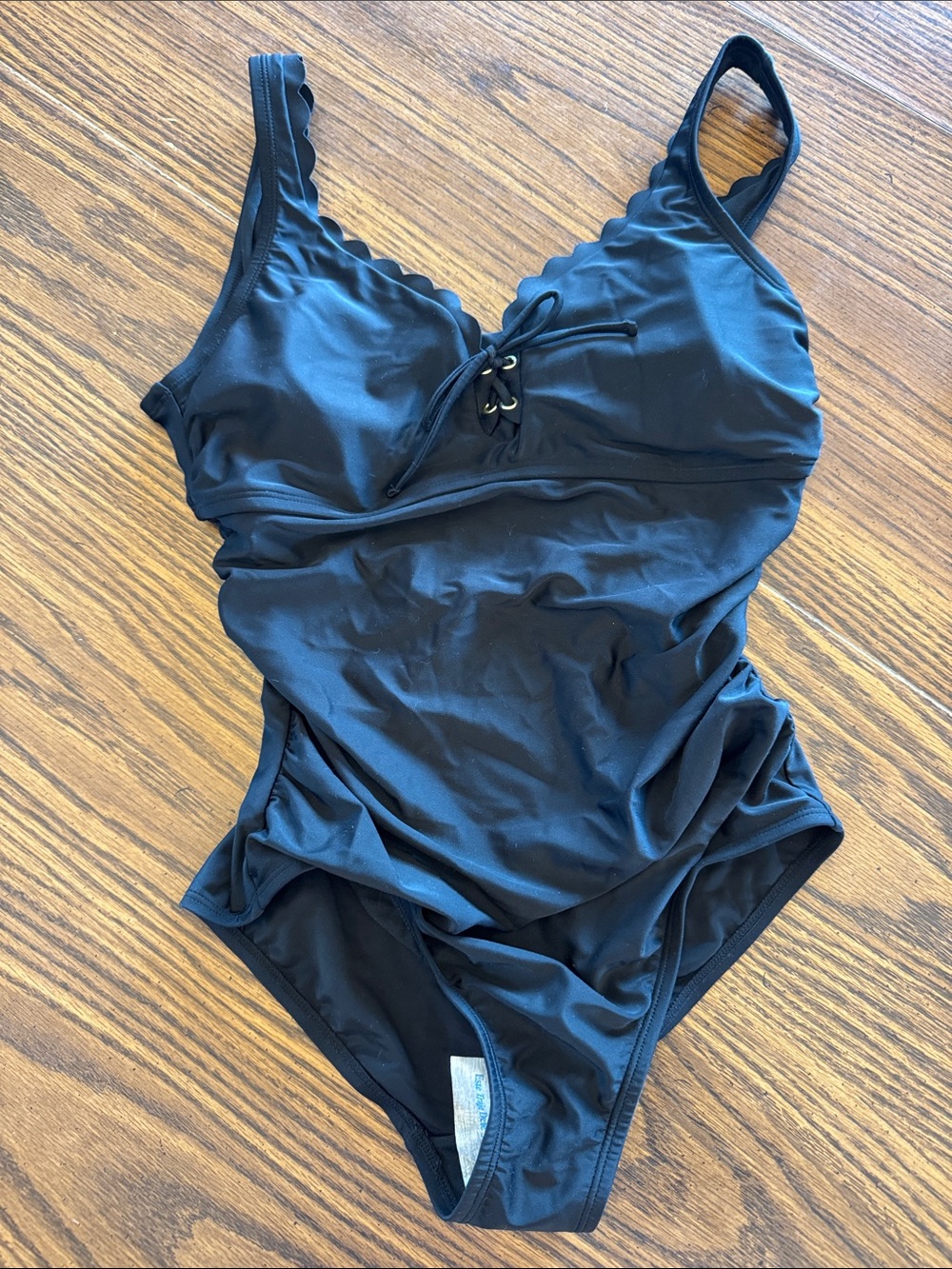 Kona Sol Black One-Piece Girls' Swimwear